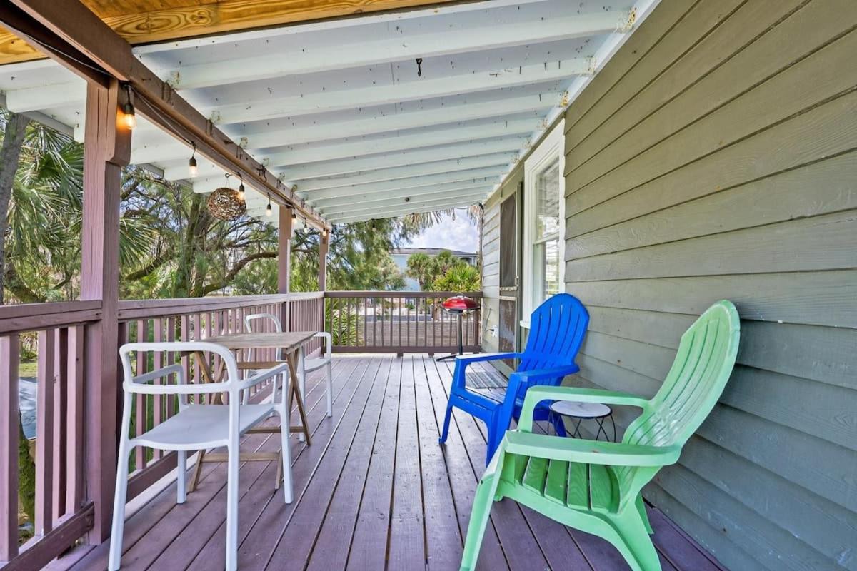 Marvelous Mermaid Bungalow, Dog-Friendly Upstairs Apt In Prime Vilano Beach St. Augustine Extérieur photo